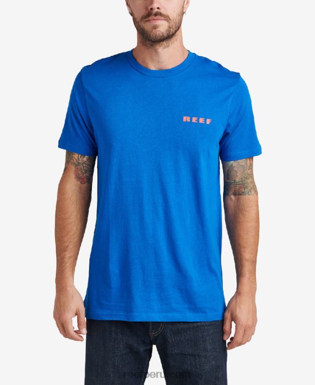 buk buk camiseta de manga corta lapislázuli 0RZL2614 hombres Reef - Image 2