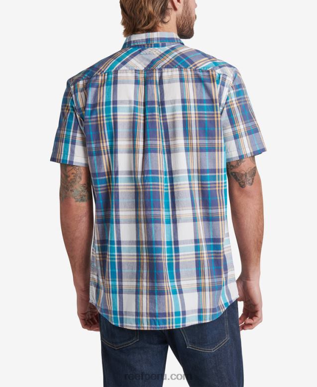 camisa de manga corta pardy azul índigo 0RZL2648 hombres Reef - Image 2