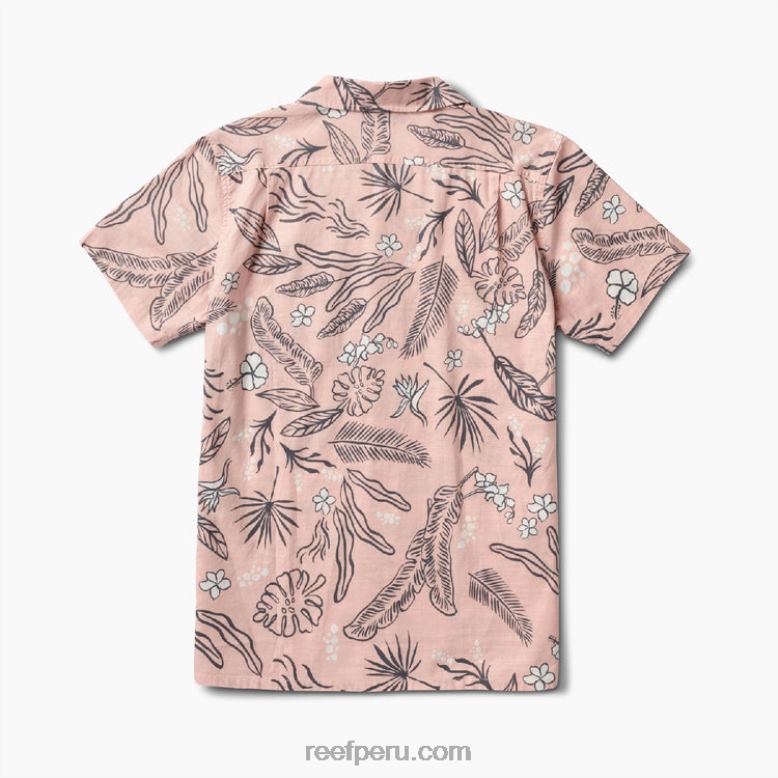 camisa de manga corta rockdale rosa sepia 0RZL2639 hombres Reef - Image 4