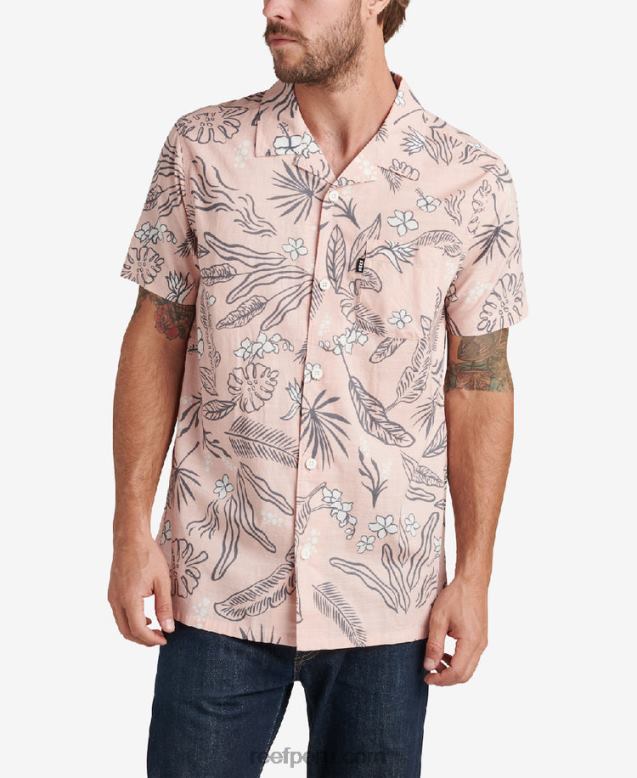 camisa de manga corta rockdale rosa sepia 0RZL2639 hombres Reef - Image 1