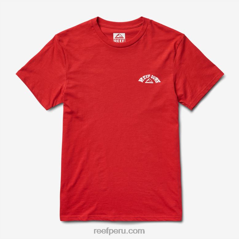 camiseta con gráfico flameado de herman montaña roja 0RZL2611 hombres Reef - Image 3