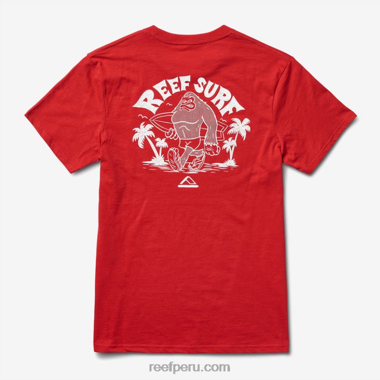 camiseta con gráfico flameado de herman montaña roja 0RZL2611 hombres Reef - Image 4