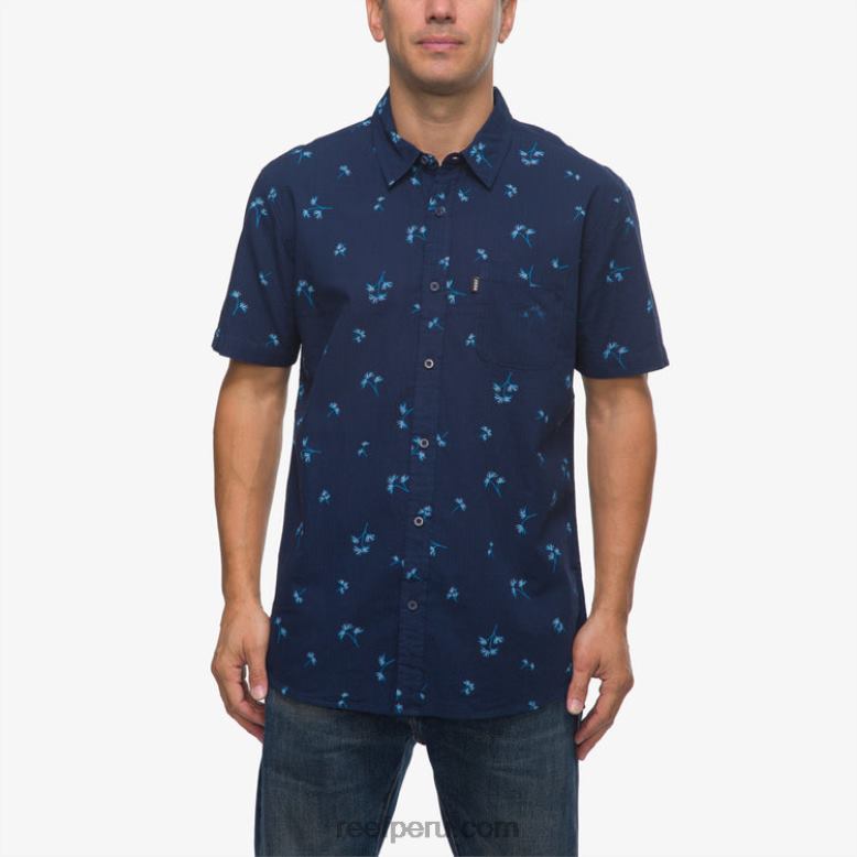 camiseta corbin manga corta insignia azul 0RZL2644 hombres Reef - Image 1