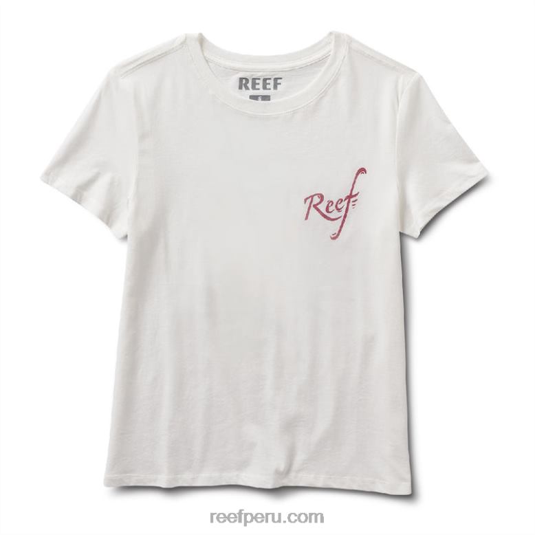 camiseta de manga corta con flores malvavisco 0RZL2284 mujer Reef - Image 3