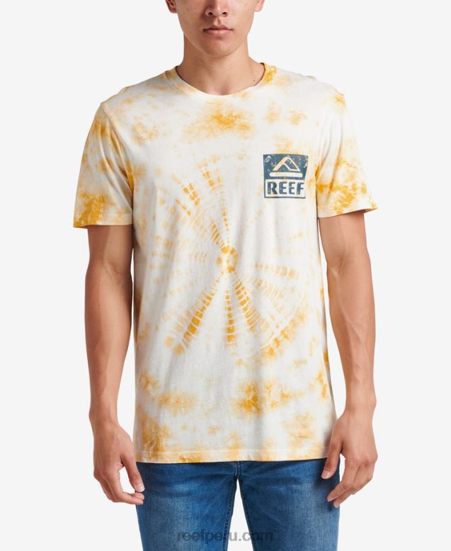camiseta_de_manga_corta_con_tenido_anudado_mineral_0rzl2579_hombres_reef.jpg camiseta de manga corta con teñido anudado mineral 0RZL2579 hombres Reef - Image 1