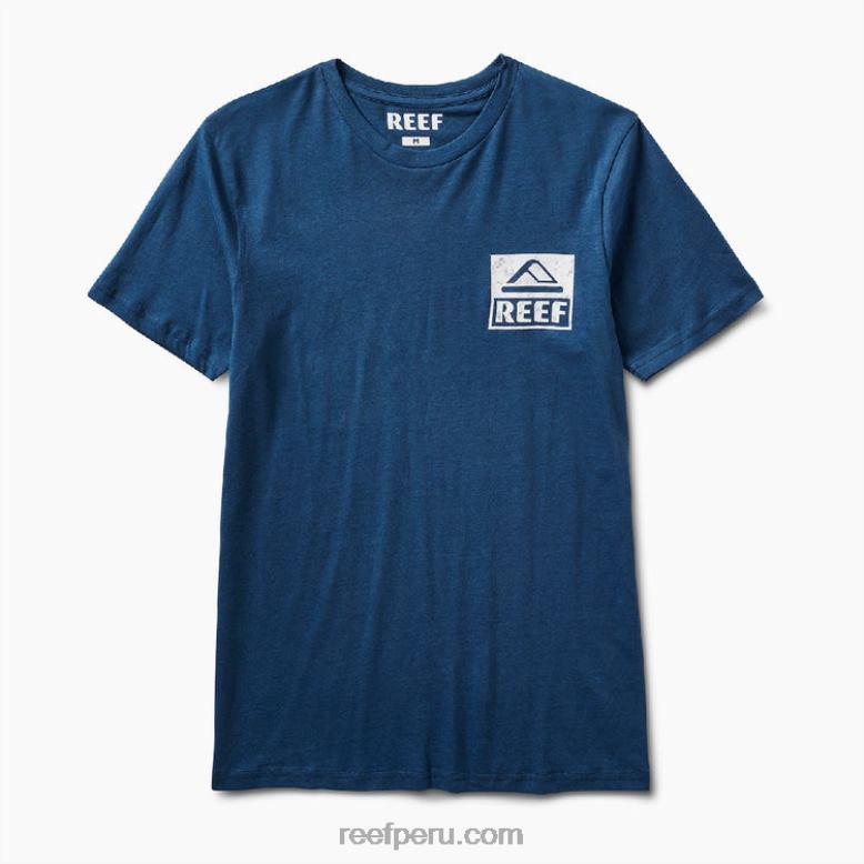 camiseta de manga corta insignias azules 0RZL2554 hombres Reef - Image 3