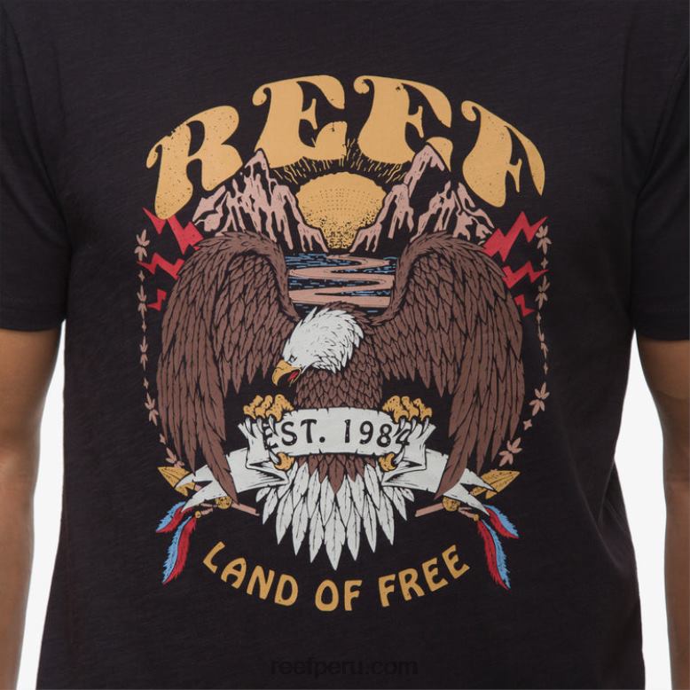 camiseta de manga corta libertad caviar 0RZL2566 hombres Reef - Image 3