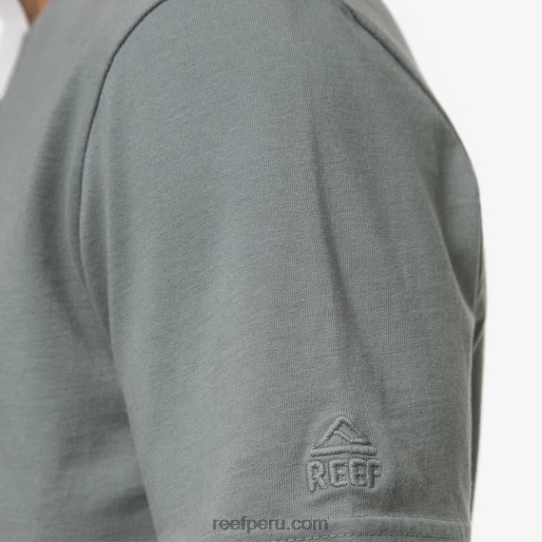 camiseta de manga corta marte verde chino 0RZL2558 hombres Reef - Image 4