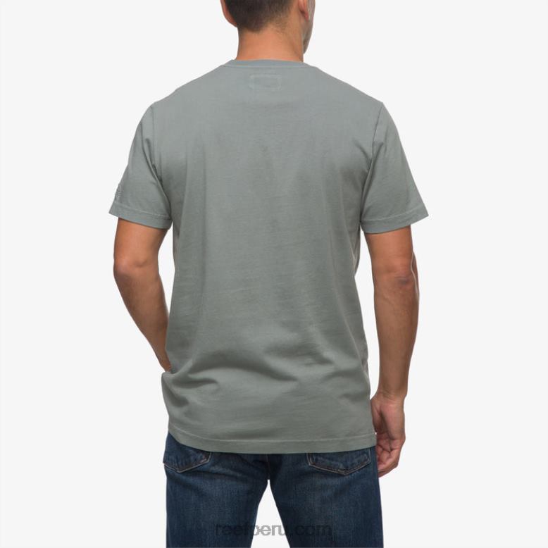 camiseta de manga corta marte verde chino 0RZL2558 hombres Reef - Image 5