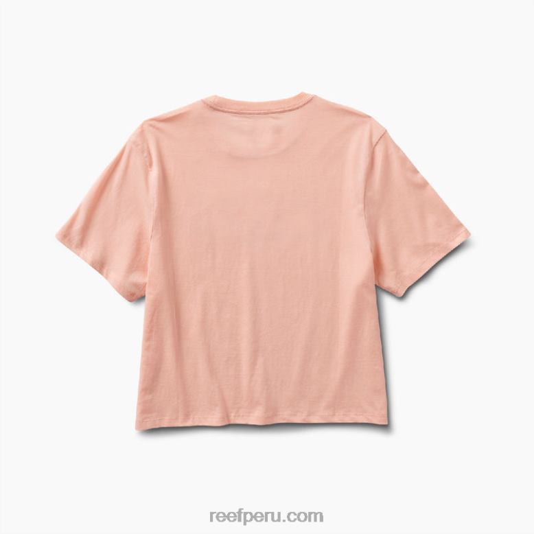 camiseta de manga corta sara tinte de corbata de melocotón 0RZL2285 mujer Reef - Image 4