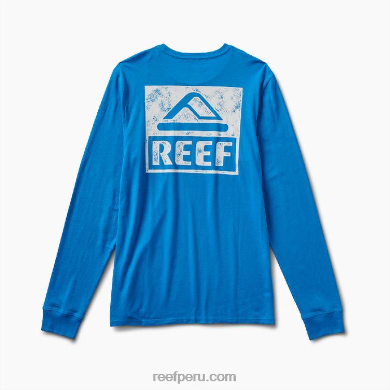 camiseta de manga larga con gráfico de wellie océano hawaiano 0RZL2603 hombres Reef - Image 3