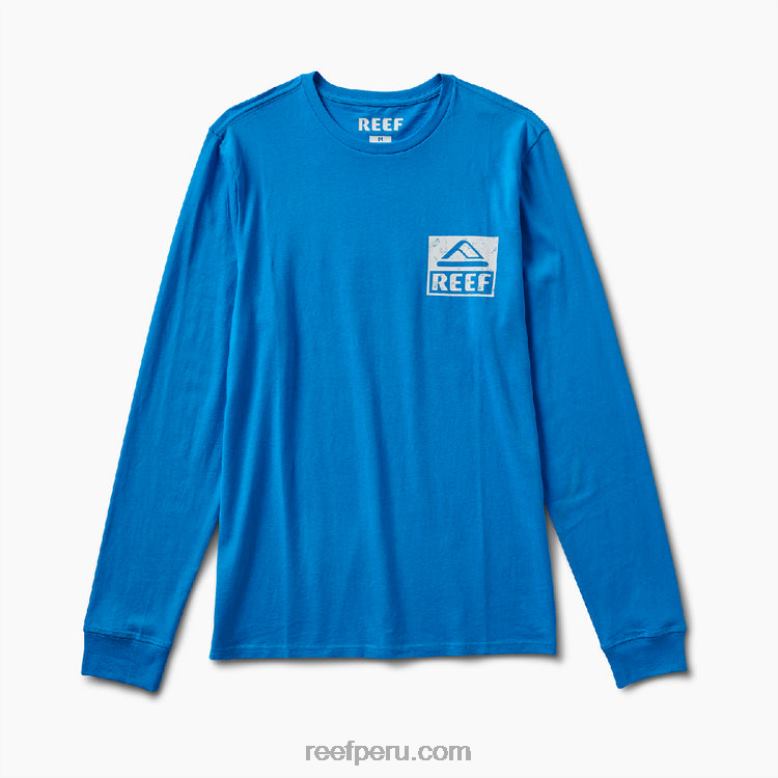 camiseta de manga larga con gráfico de wellie océano hawaiano 0RZL2603 hombres Reef - Image 4