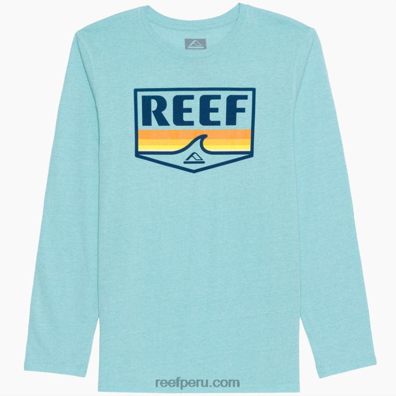 Camiseta de manga larga Savor Recyclo cielo azul 0RZL2597 hombres Reef - Image 1