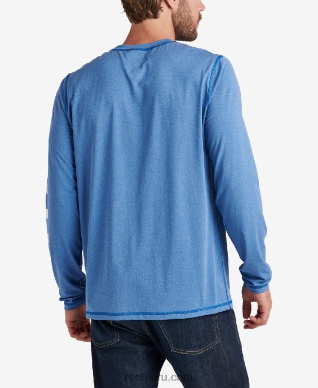 camiseta de protección contra erupciones de manga larga yuna azul lapislázuli 0RZL2602 hombres Reef - Image 2