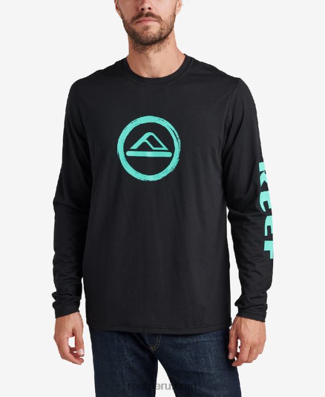 camiseta de protección contra erupciones de manga larga yuna caviar 0RZL2615 hombres Reef - Image 3
