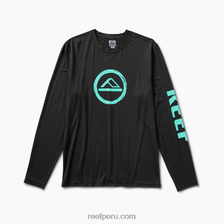camiseta de protección contra erupciones de manga larga yuna caviar 0RZL2615 hombres Reef - Image 1