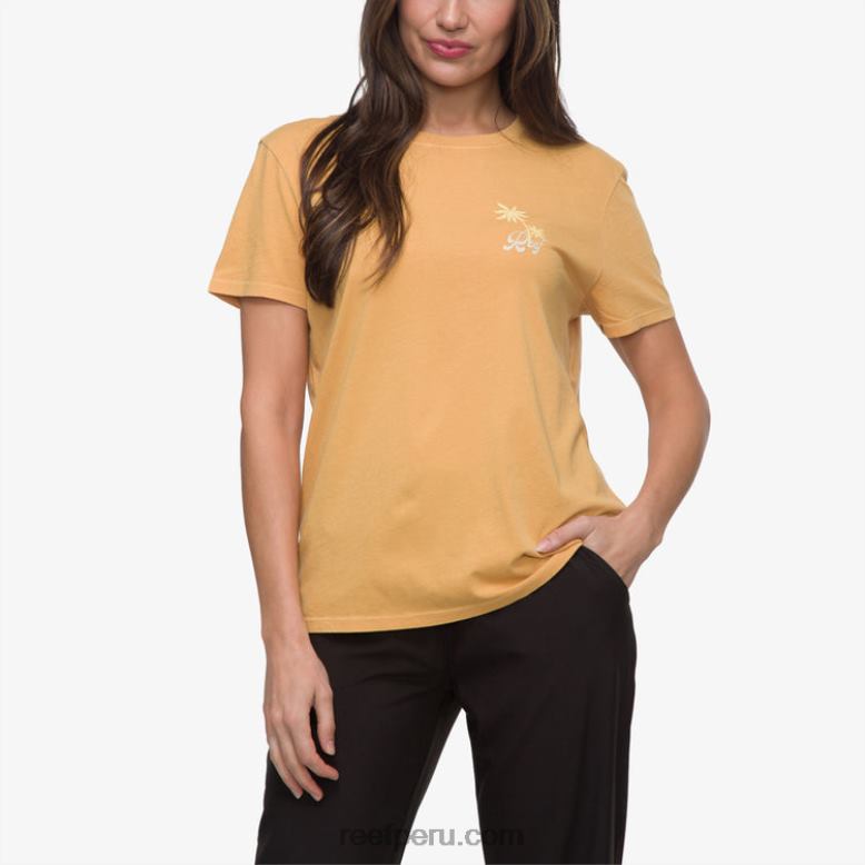 camiseta de salón de manga corta amarillo miel 0RZL2276 mujer Reef - Image 2
