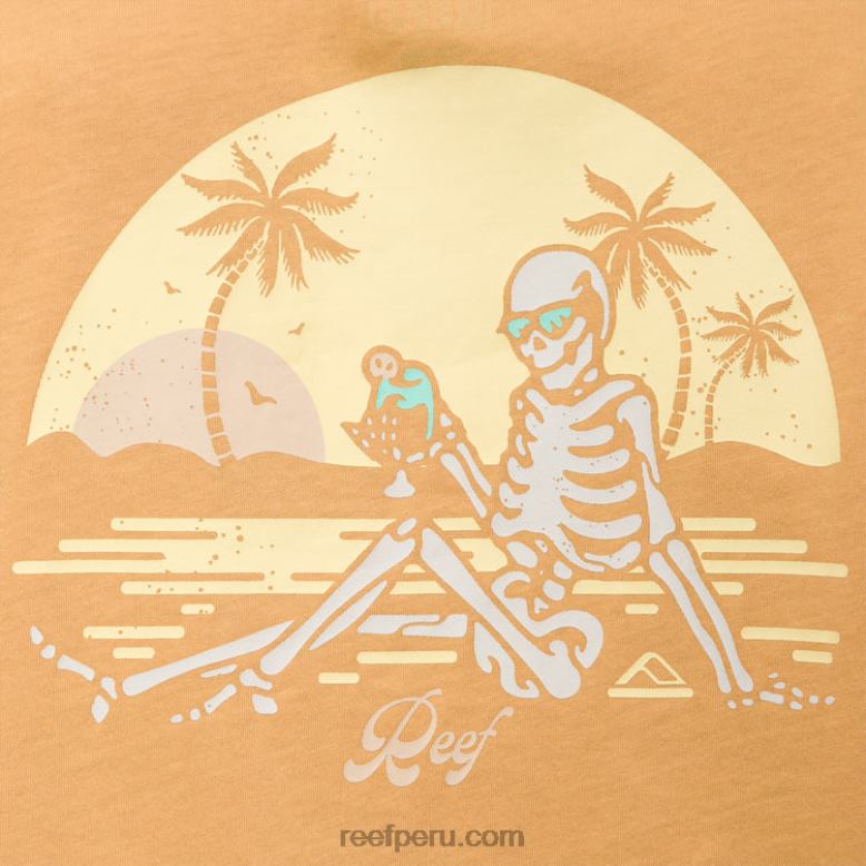 camiseta de salón de manga corta amarillo miel 0RZL2276 mujer Reef - Image 3