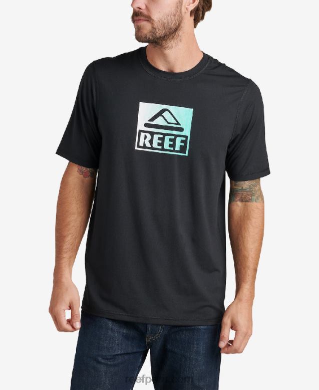 camiseta rodeo de manga corta con protección contra erupciones holgada caviar 0RZL2582 hombres Reef - Image 1