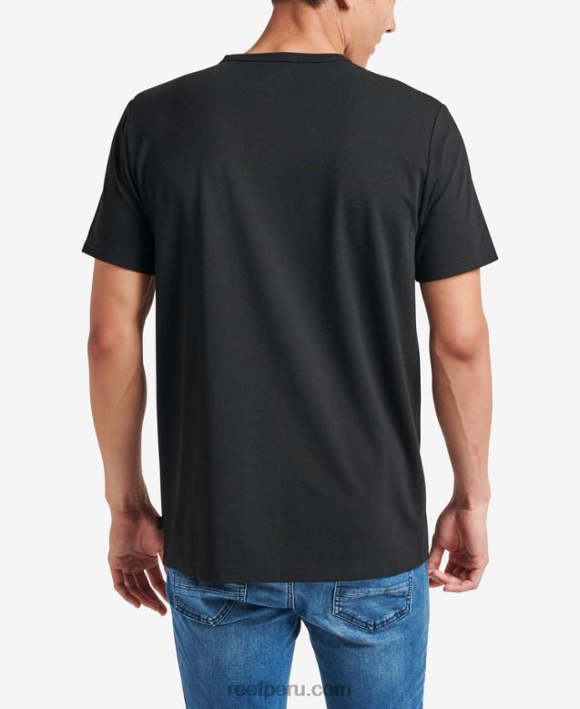 camiseta smith de punto con bolsillo y manga corta caviar 0RZL2569 hombres Reef - Image 2