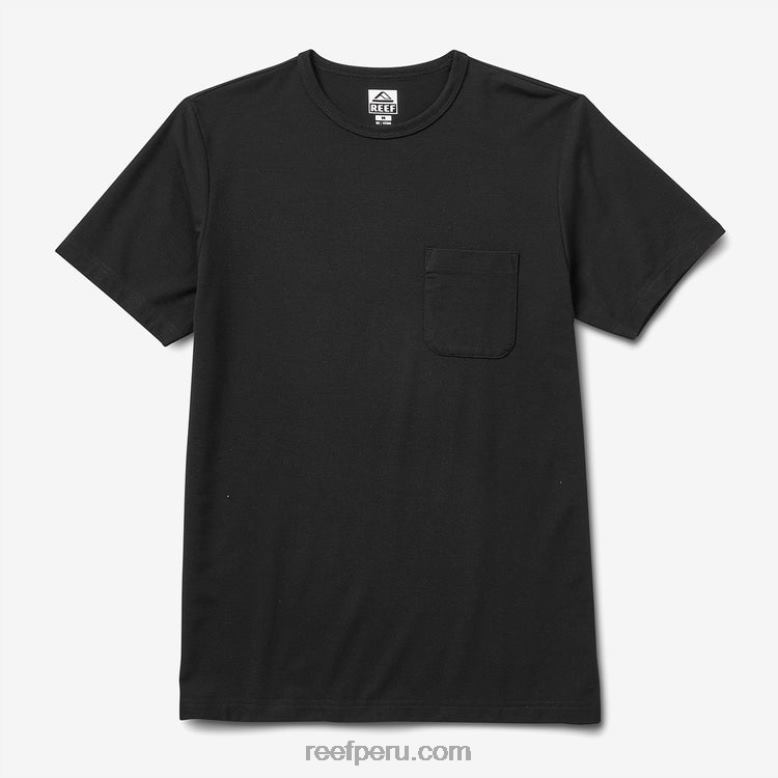 camiseta smith de punto con bolsillo y manga corta caviar 0RZL2569 hombres Reef - Image 3