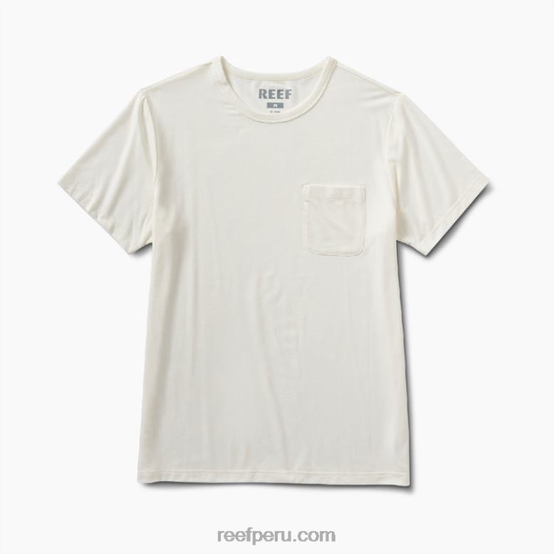 camiseta smith de punto con bolsillo y manga corta malvavisco 0RZL2610 hombres Reef - Image 3