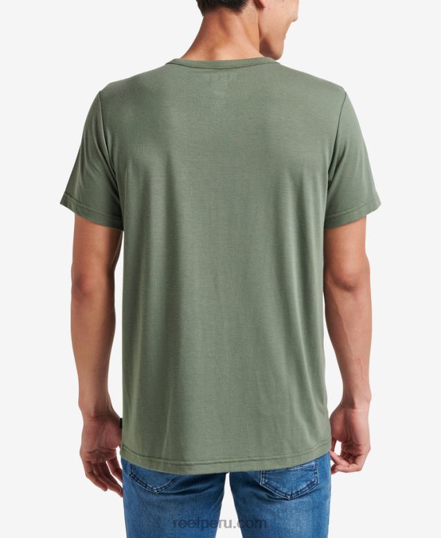 camiseta smith de punto con bolsillo y manga corta tomillo verde 0RZL2588 hombres Reef - Image 2