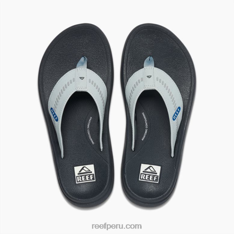 crucero de suela hinchable gris/gris claro/azul 0RZL2418 hombres Reef - Image 4