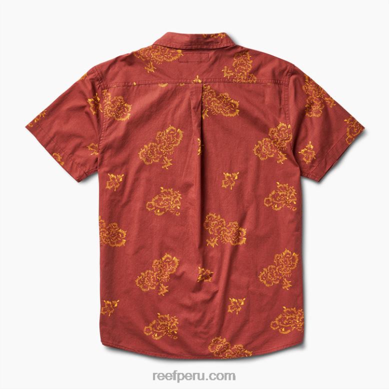 forja camisa de manga corta caoba 0RZL2642 hombres Reef - Image 4