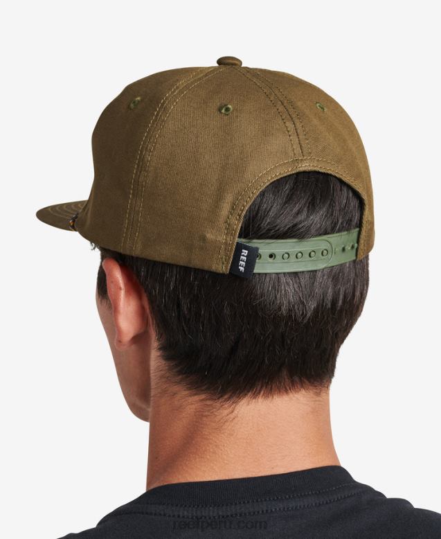 gorra desestructurada sabor snapback oliva oscuro 0RZL2784 hombres Reef - Image 4