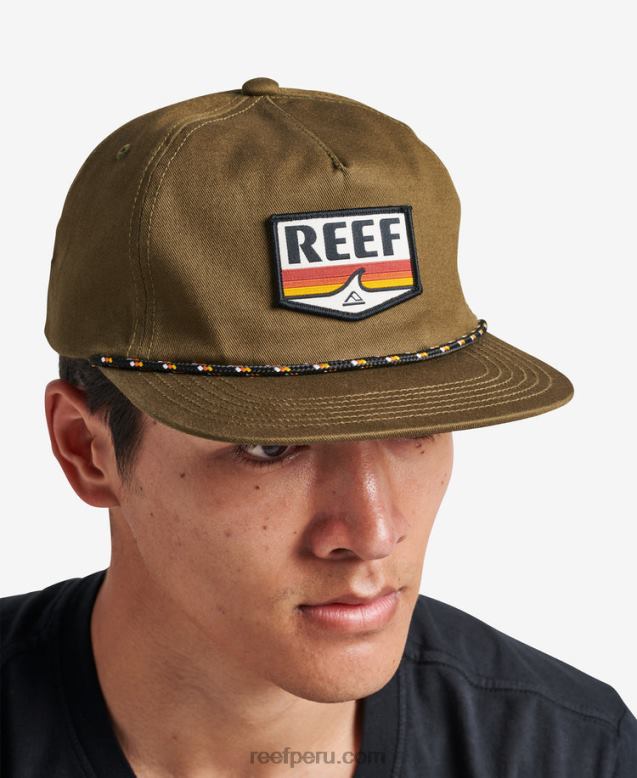 gorra desestructurada sabor snapback oliva oscuro 0RZL2784 hombres Reef - Image 1