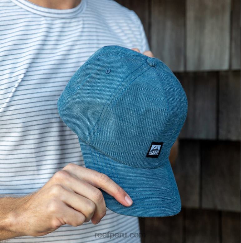 gorra sin estructura bellport snapback insignias azules 0RZL2802 hombres Reef - Image 4
