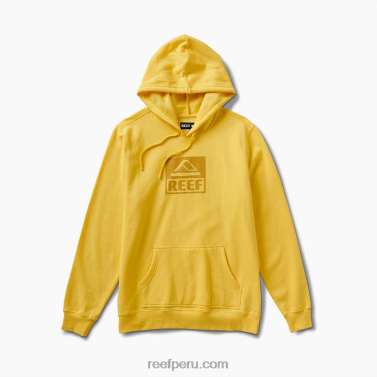 línea de base sudadera con capucha amarillo prímula 0RZL2736 hombres Reef - Image 3