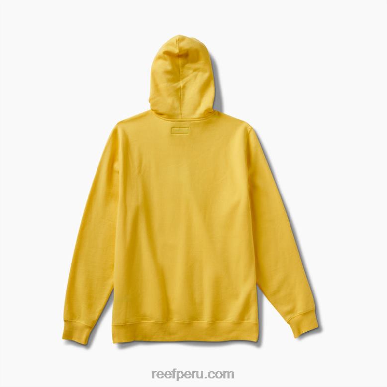 línea de base sudadera con capucha amarillo prímula 0RZL2736 hombres Reef - Image 4