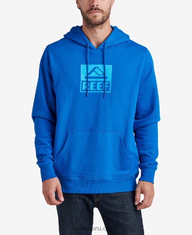 línea de base sudadera con capucha azul lapislázuli 0RZL2740 hombres Reef - Image 1