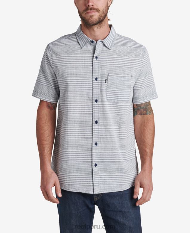 manny camisa de manga corta azul índigo 0RZL2638 hombres Reef - Image 1