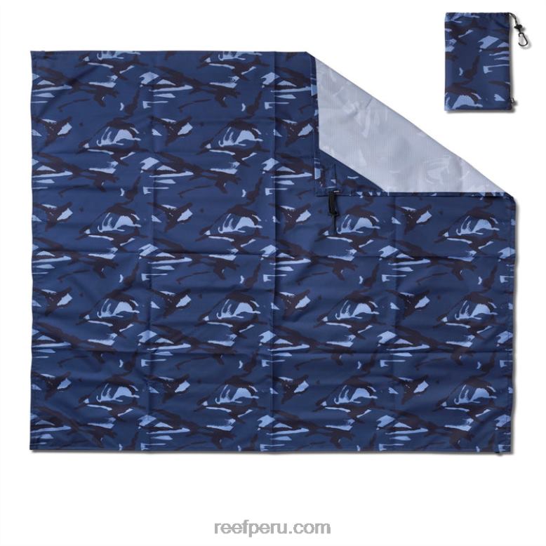 manta de playa sanford azul camuflaje/azul 0RZL2300 mujer Reef - Image 4