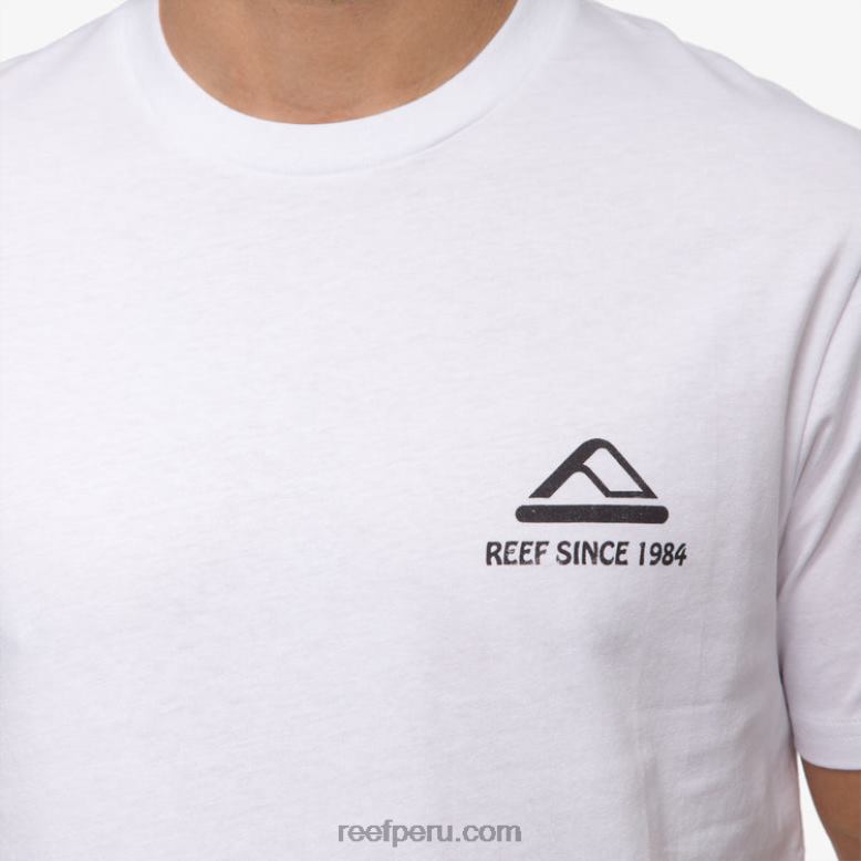 playera de manga corta cardwick blanco brillante 0RZL2570 hombres Reef - Image 5