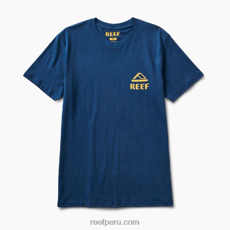 playera de manga corta de depredador insignia azul 0RZL2631 hombres Reef - Image 4