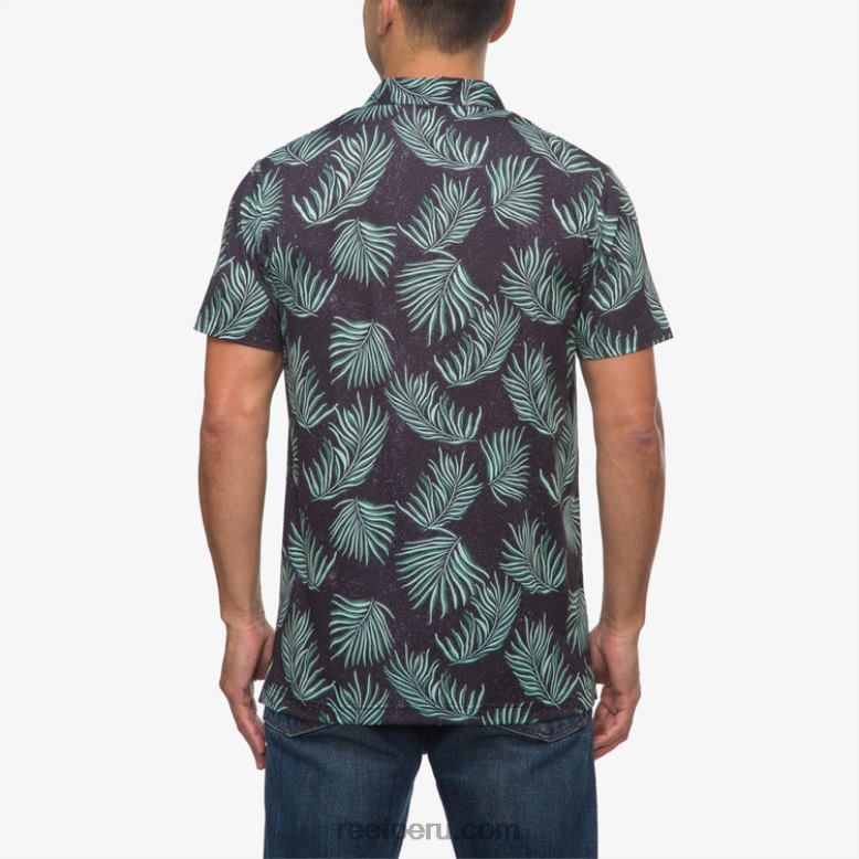 polo de manga corta con volante caviar 0RZL2655 hombres Reef - Image 4