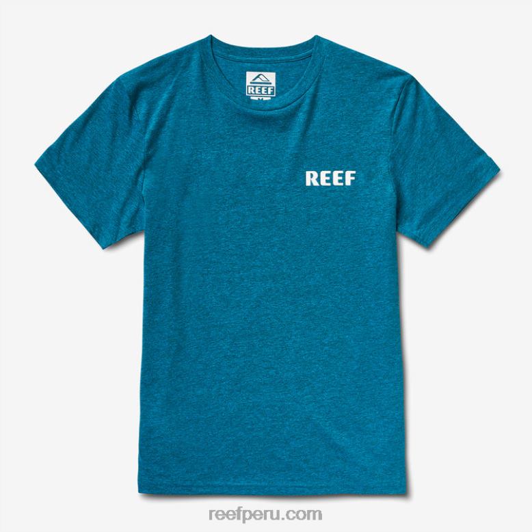 unir camiseta de manga corta brezo negro cian 0RZL2575 hombres Reef - Image 3