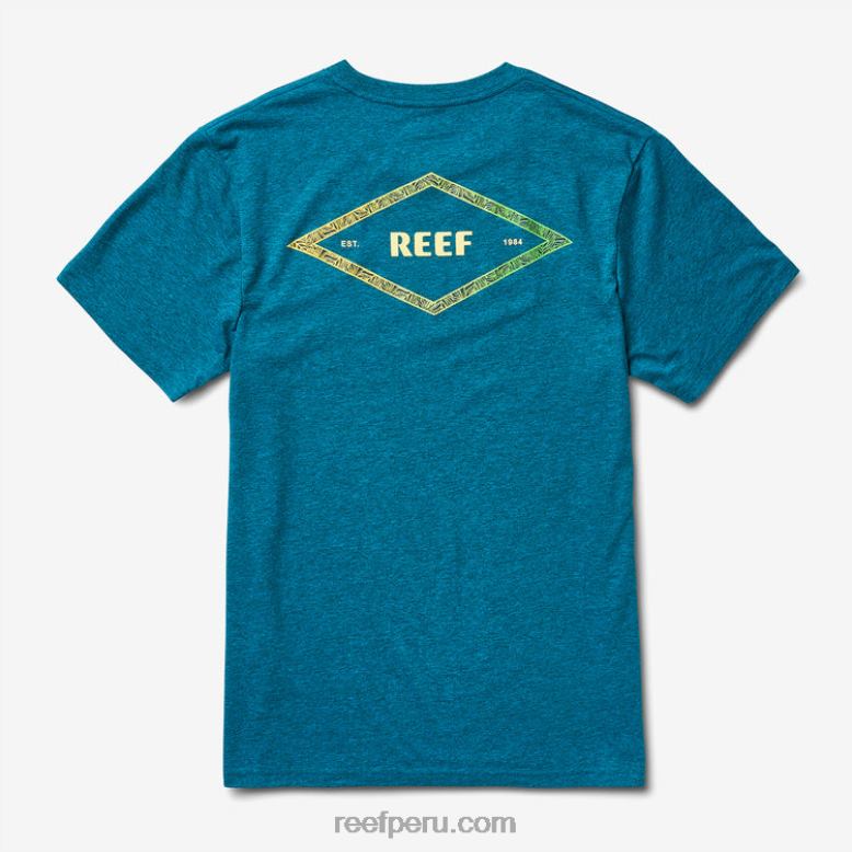 unir camiseta de manga corta brezo negro cian 0RZL2575 hombres Reef - Image 4