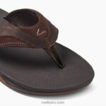 abanico de cuero marron oscuro 0RZL2336 hombres Reef - Image 11