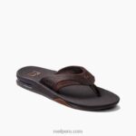 abanico de cuero marron oscuro 0RZL2336 hombres Reef