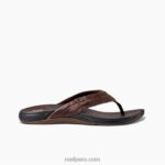 arrecife pacifico cuero marron oscuro 0RZL2363 hombres - Image 2