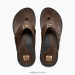 arrecife pacifico cuero marron oscuro 0RZL2363 hombres - Image 3