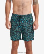 bañador everett 17" caviar 0RZL2716 hombres Reef