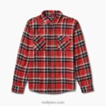 bisbee camisa tejida de franela chile picante 0RZL2664 hombres Reef