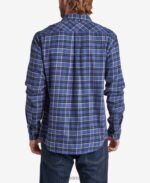 camisa de franela de manga larga kosma azul índigo 0RZL2650 hombres Reef - Image 4