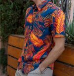 camisa de manga corta daintree hibisco 0RZL2634 hombres Reef - Image 2